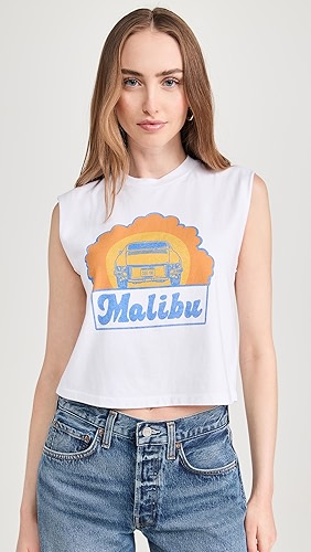 RE/DONE Malibu Baby Muscle Tank.