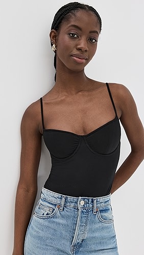 Reformation Piper Knit Thong Bodysuit.