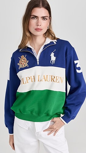 Polo Ralph Lauren Seasonal Ralph Lauren Half Zip Sweatshirt.