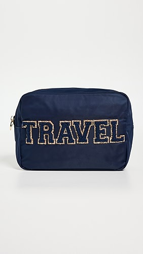 Stoney Clover Lane Travel Sapphire Large Pouch.