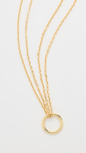 SHASHI Circle Necklace.