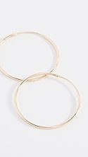 SHASHI Plain Hoop Earrings.