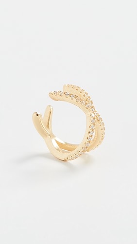 SHASHI Stacey Pave Ear Cuff.