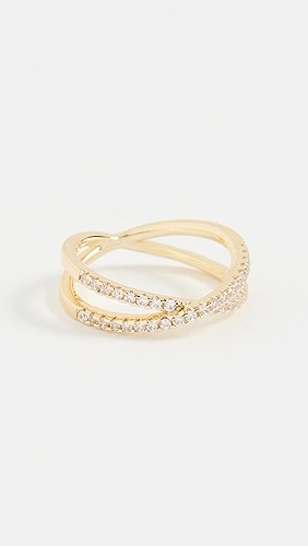 SHASHI Stacey Pave Ring.