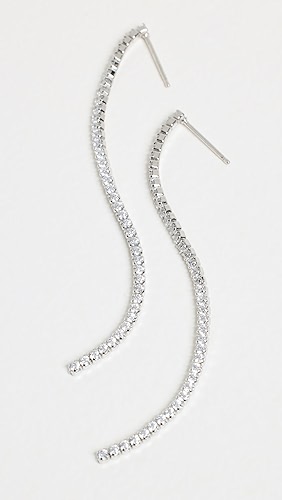 SHASHI Tennis Drop Earrings.