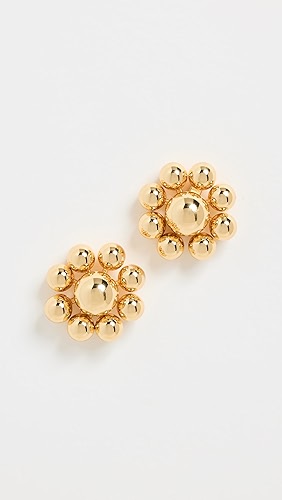 SHASHI Lola Gold Studs.