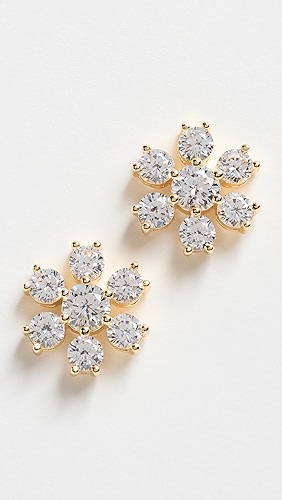 SHASHI Lola Diamond Earrings.