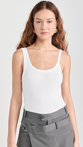 St. Agni Cotton Asymmetrical Tank.