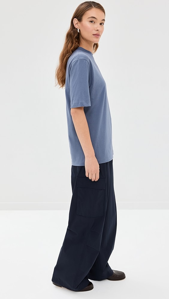 Tibi Mock Neck Unisex Tee