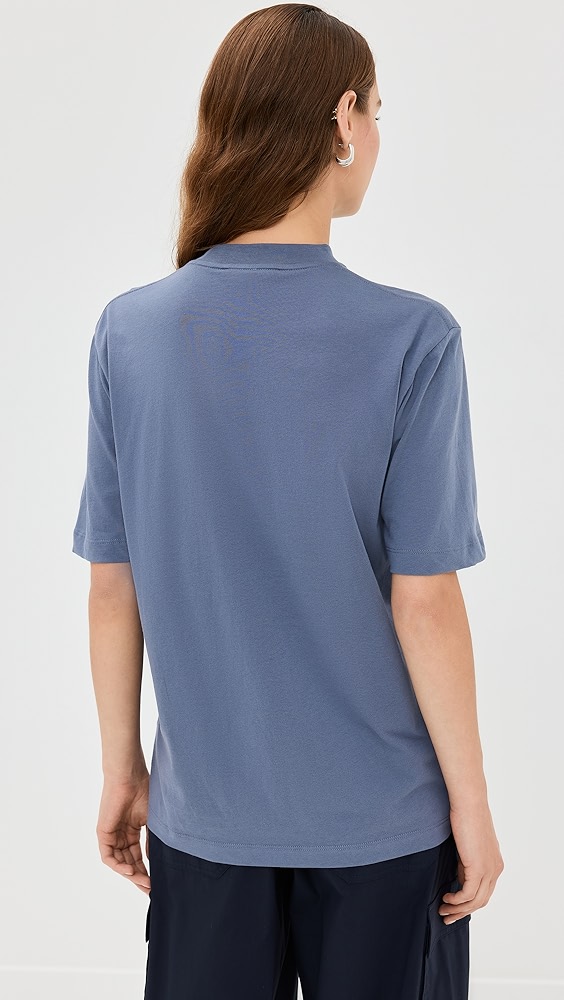 Tibi Mock Neck Unisex Tee