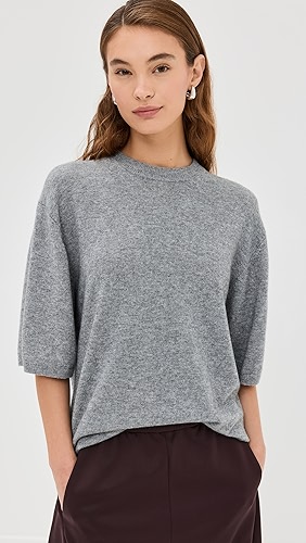 Tibi Washable Cashmere Oversized Easy Tee.