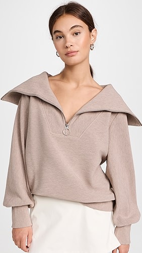 Varley Vine Half Zip Sweatshirt.