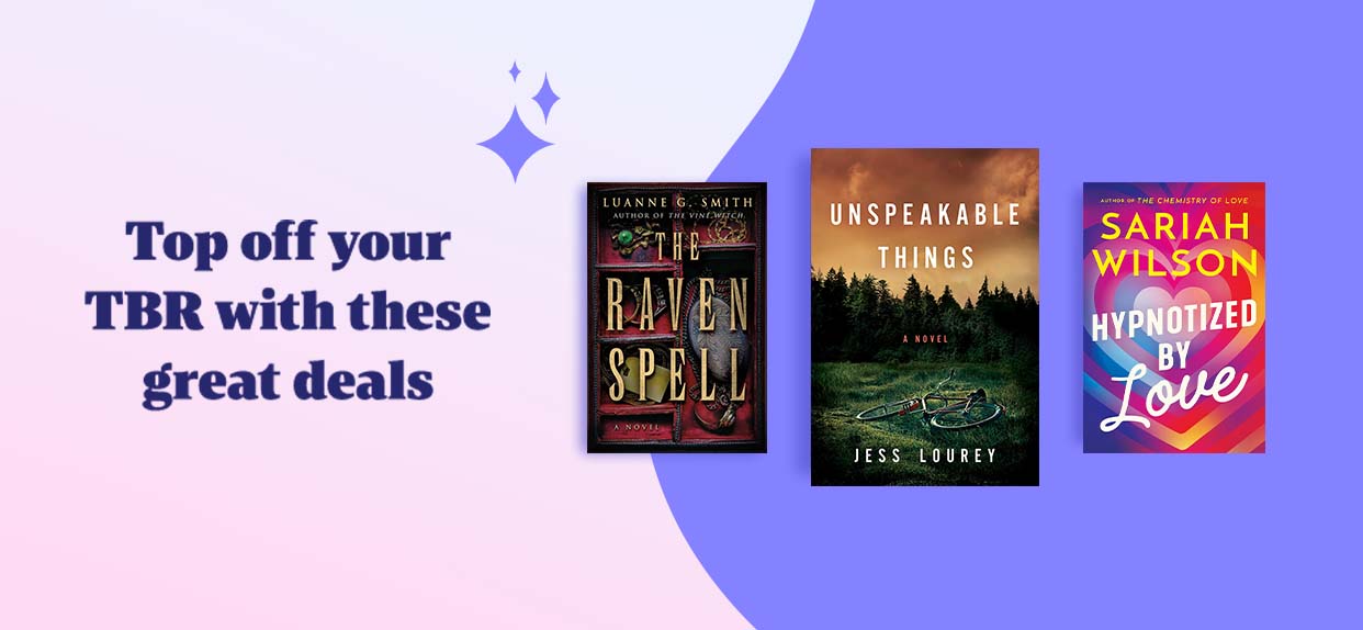 Top off your TBR with these great deals