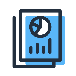 Icon: Document with chart