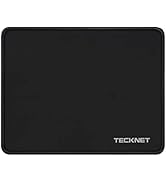 TECKNET Mouse Pad with Anti-fray Stitchin, Waterproof Surface & Non-Slip Rubber Base with Stitche...