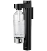 Stelton Brus Wassersprudler, Wandhalterung mit Flasche, Premium Carbonator für Wasser mit CO2 - E...