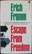 Mass Market Paperback Escape from Freedom Book