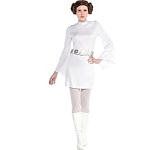 Party City Star Wars Princess Leia Costume for Women - Costume Includes Long-Sleeve Mini Dress & Belt - Costumes for Hallow…