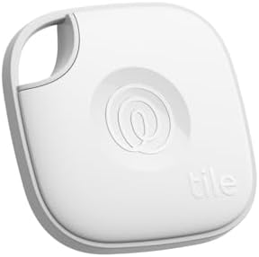 Tile by Life360 Mate (2024) Bluetooth Tracker, Keys Finder and Item Locator for Keys, Bags and More. Phone Finder. Both iOS and Android Compatible. 1-Pack (White)