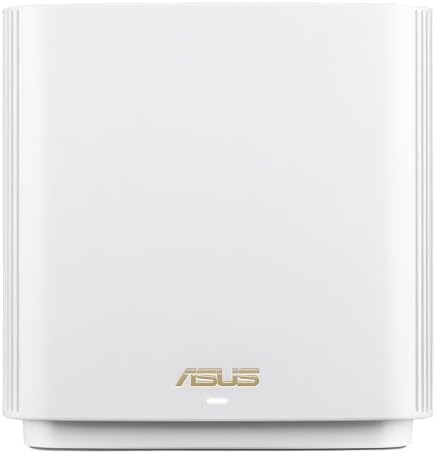 ASUS ZenWiFi XT9 AX7800 Tri-Band WiFi6 Mesh WiFiSystem (1Pack), 802.11ax, up to 2850 sq ft & 4+ Rooms, AiMesh, Lifetime Free Internet Security, Parental Controls, 2.5G WAN Port, UNII 4, White