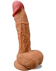 7 Inch Suction Cup Dildo for Beginner, Realistic Dildos Adult Sex Toys for Hands-Free Play, G Spot Anal Dildo Sex Toy for Men Women Couples, Silicone Flexible Dildo with Strong Suction Base