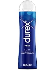 Durex Play Feel Lube, 100ml, Water Based, Smooth Texture, Condom &amp; Toy Compatible, Non Sticky, Non Staining