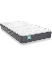 Nalui - Colchón Cuna 120 x 60 cm Baby Dreams Núcleo HR Adapt Foam, Lateral 3D Transpirable y Tejido Aloe Vera Hipoalergénico | Reversible | Certificado Oeko-Tex® | Hecho en España. Altura ±11cm, Gris