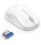 TECKNET Wireless Mouse for Laptop, 2.4G Silent Mouse Quiet Click, Small Portable Computer Mouse, ...