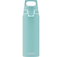 Sigg - Reusable Water Bottle - Shield ONE Glacier - Leakproof - Recyclable - BPA Free - Light blue - 25 Oz