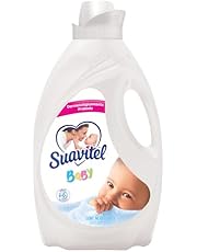 Suavitel Suavizante de Ropa Bebé Antibacterial 3 L. Fórmula Dermatológicamente Probada, Hipoalergénica. Brinda un Delicioso Aroma a Bebé, Suavidad Irresistible, Protege la Sensible Piel de tu Bebé