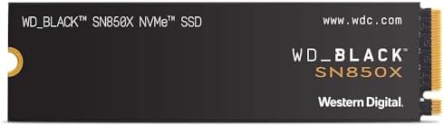 WD_BLACK 2TB SN850X NVMe Internal Gaming SSD Solid State Drive - Gen4 PCIe, M.2 2280, Up to 7,300 MB/s - WDS200T2X0E