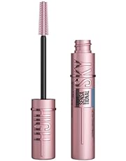 Maybelline, Mascara de pestañas a prueba de agua y brinda alargamiento Lash Sensational Sky High negro, 6ml