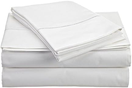 Egyptian Cotton Sheets for Queen Size Bed, Certified 800 Thread Count Queen sheet set, Luxury Sateen Weave Cotton Queen Bed Sheets queen sheets deep pocket, Egyptian Cotton Sheets Queen Size - White