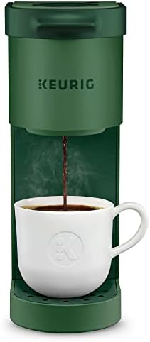 Keurig K-Mini Single Serve K-Cup Pod Coffee Maker, 6 to 12oz Brew size, with Cord Storage, Perfect for Small Spaces, Evergreen