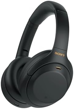 Sony WH-1000XM4 Wireless Premium Noise Canceling Overhead Headphones with Mic for Phone-Call and Alexa Voice C