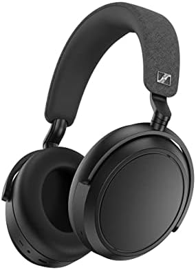 Sennheiser Consumer Audio Momentum 4 Wireless Headphones - Bluetooth Headset for Crystal-Clear Calls with Adaptive Noise Cancellation, 60h Battery Life, Lightweight Folding Design - Black