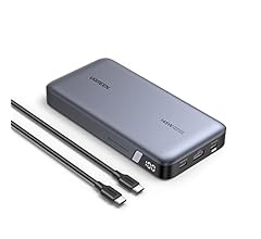 UGREEN 140W Power Bank 145W Max 25000mAh externe batterij met 3 poorten USB C powerbank met digitaal display, compatibel me…
