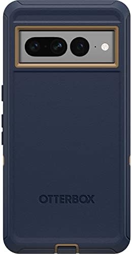 OtterBox Google Pixel 7 Pro Defender Series Case - Blue Suede Shoes, Rugged & Durable, with Port Protection, Includes Holster Clip Kickstand