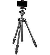 Manfrotto Element MII Mobile Bluetooth Carbon MKELMII4CMB-BH, Lightweight Travel Tripod, with Car...