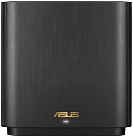 ASUS ZenWiFi XT9 AX7800 Tri-Band WiFi6 Mesh WiFiSystem (1Pack), 802.11ax, up to 2850 sq ft & 4+ Rooms, AiMesh, Lifetime Free Internet Security, Parental Controls, 2.5G WAN Port, UNII 4, Charcoal