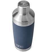 YETI Rambler 20 oz Cocktail Shaker, Stainless Steel, Vacuum Insulated, Navy