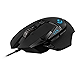 Logitech G502 HERO High Performance Wired Gaming Mouse, HERO 25K Sensor, 25,600 DPI, RGB, Adjustable Weights, 11 Programmable Buttons, On-Board Memory, PC / Mac (Renewed)