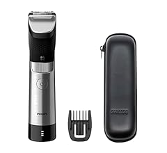 Philips Recortadora de Barba Serie 9000 Hombre, 30 Posiciones de Longitud, Sensor Power Adapt, Resistente al agua, Cuchilla…