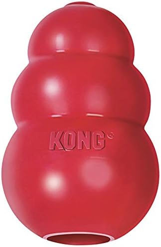 KONG Classic Stuffable Dog Toy - Fetch & Chew Toy for Dogs - Treat-Filling Capabilities & Erratic Bounce for Extended Play Time - Durable Natural Rubber Material - for Large Dogs