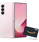 SAMSUNG Galaxy Z Fold 6 AI Cell Phone + $300 Amazon Gift Card + Large Storage Preorder Bundle 512...