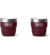 YETI Rambler 4 oz Stackable Cup, Stainless Steel, Vacuum Insulated Espresso/Coffee Cup, 2 Pack, W...