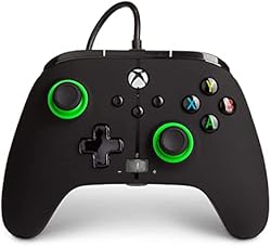 PowerA Control Mejorado Alámbrico para Xbox Series X|S - Green Hint - Standard Edition