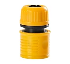 WAP Engate Rápido para Mangueira 1/2" GER01 Conexão tipo Click em Plástico Amarelo E Preto