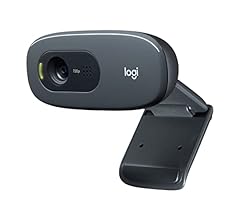 Webcam HD Logitech C270 com Microfone Embutido e 3 MP para Chamadas e Gravações em Vídeo Widescreen