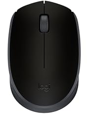 Mouse sem fio Logitech M170 com Design Ambidestro Compacto, Conexão USB e Pilha Inclusa - Preto